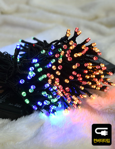 LED 은하수 트리전구 100P (220v 컨버터)-크리스마스장식