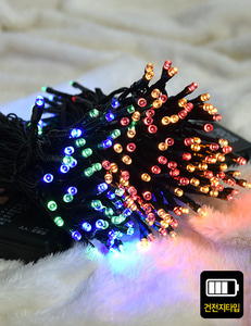 LED 은하수 트리전구 100P, 200P (AA 건전지)-크리스마스장식